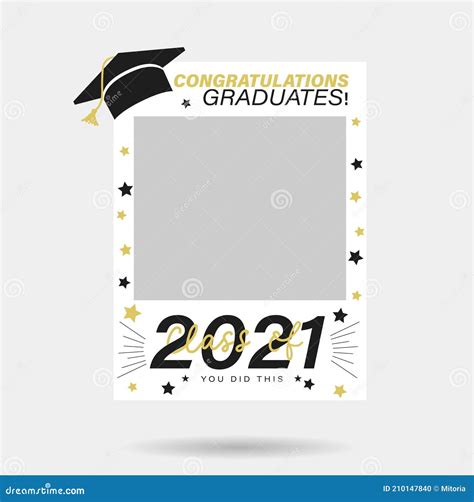 Class Of 2021 Photo Booth Prop Design Congratulations Graduates