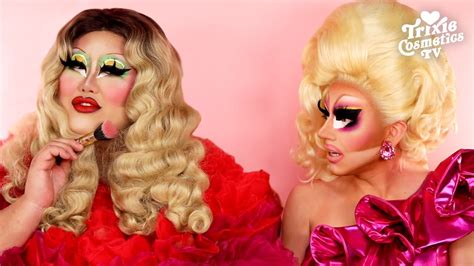 The Feud Is Over The Kim Chi Chic Beauty X Trixie Mattel Collab Youtube