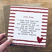 Cheeky Love Poem Card in 2020 | Valentines cards, Valentines rhymes ...