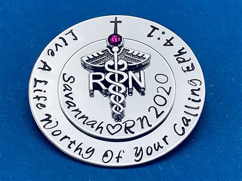Personalized Pin For Rn Rn T Bsn Nurses Nursing Student T