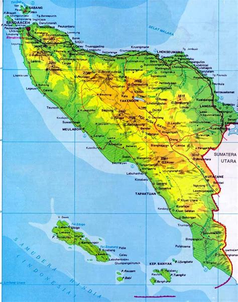 Aceh Map S U M A T R A Pinterest Indonesia And Malaysia