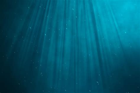 Premium Photo Underwater Sea Ocean With Light Rays 3d Illustration