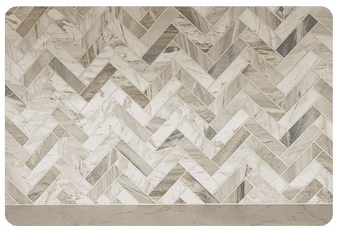 Floor360 Herringbone Stone Tile Installation