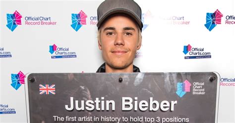 Justin Bieber Full Official Chart History Official Charts Company