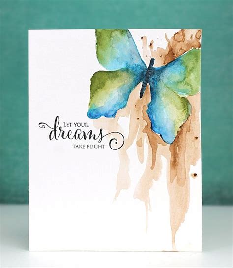 Flights Of Fancy Paint Cards Watercolor Cards Cards Handmade