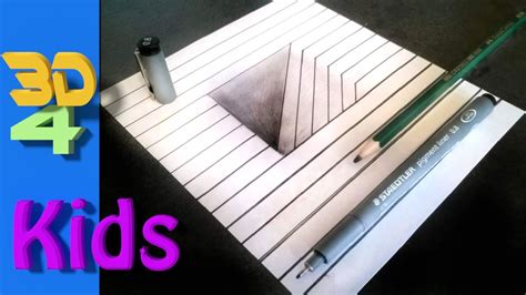 It is very simple to draw a shadow by dark lines. easy 3d drawing - draw HATCH in paper step by step for ...