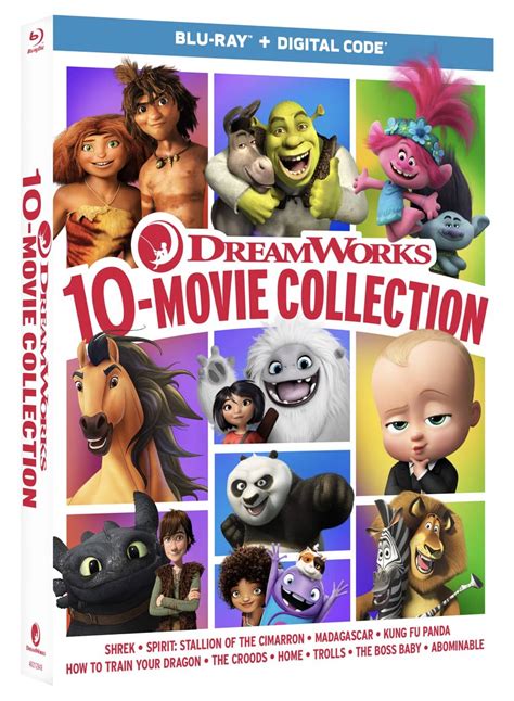 Dreamworks 10 Movie Collection Blu Ray Release Details Seat42f