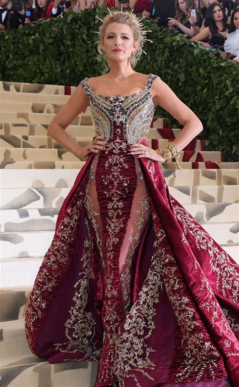 Blake Lively From Met Gala 2018 Best Dressed Stars To The Hit The Red