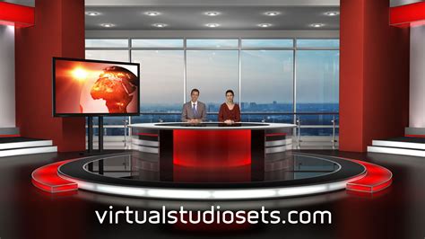 Virtual Talk Show Set