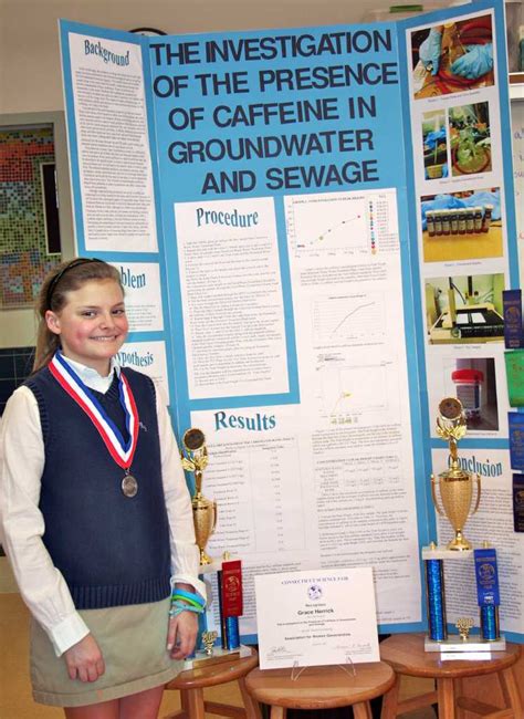 7th Grader Spotlights Water At Science Fair