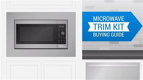 My microwave cabinet is 30 total (see pic below). Microwave Trim Kit Buying Guide - YouTube
