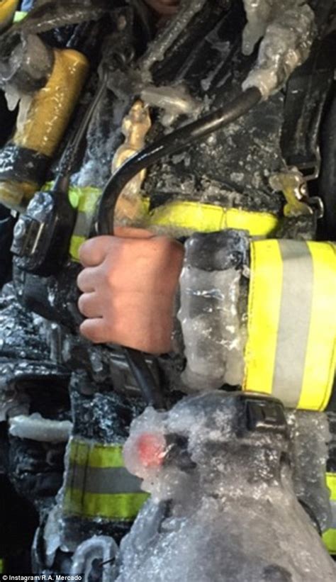 Firefighters Covered In Ice Battling Blaze In Brooklyn As Another
