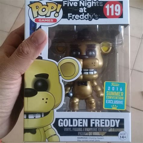 Funko Pop Fnaf Golden Freddy Sdcc 2016 68000 En Mercado Libre