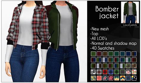Sims 4 Cc Bomber Jacket