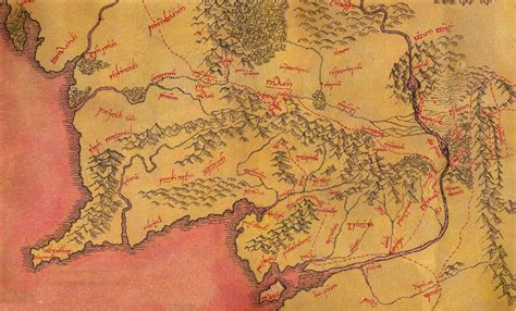 Gondor And Rohan Map By Gwendir On Deviantart