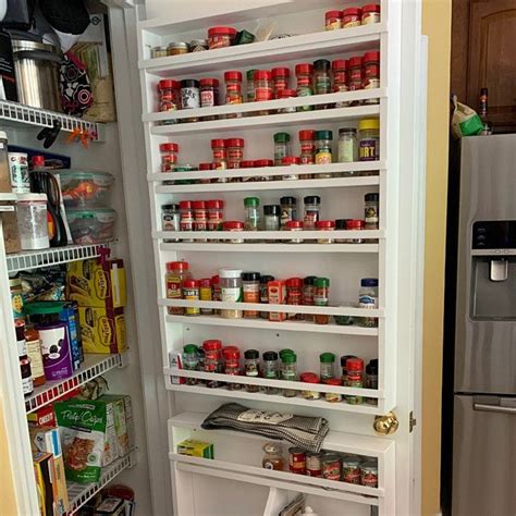 Full Door Mounted Spice Rack Pantry Door Spice Rack Door Spice Rack