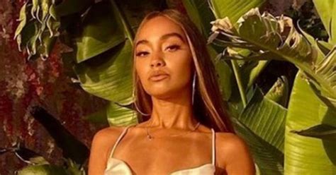 Little Mix S Leigh Anne Pinnock Flashes Endless Legs In Thigh Skimming Minidress Daily Star