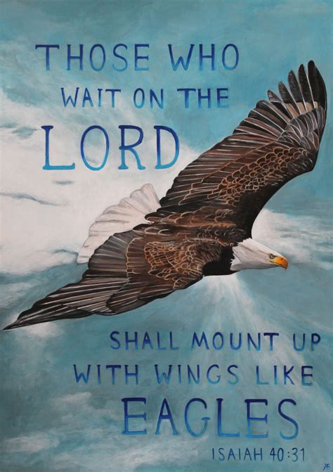 Wings Like Eagles Acrylic On Canvas 19 5 X 27 5 Inspired By The Bible Verse Those Who