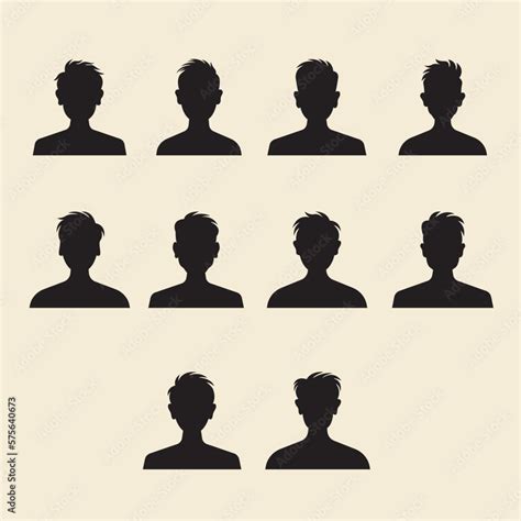 Male And Female Head Silhouettes Avatar Male And Female Avatar Profile