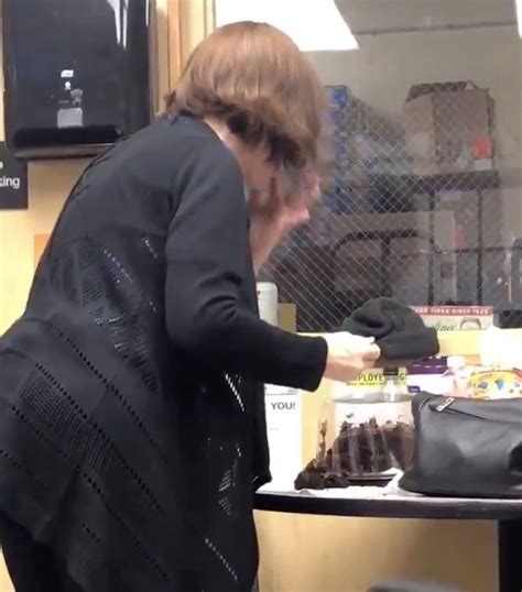 Co Worker Secretly Filmed Eating Office Cake While Licking Hands And