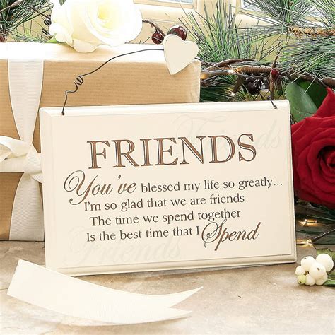 Special Friends Wooden Wall Plaque T Idea By Dibor