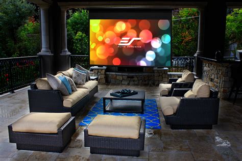 Elite Launches Motorized Retractable Outdoor Projector Screen With 2