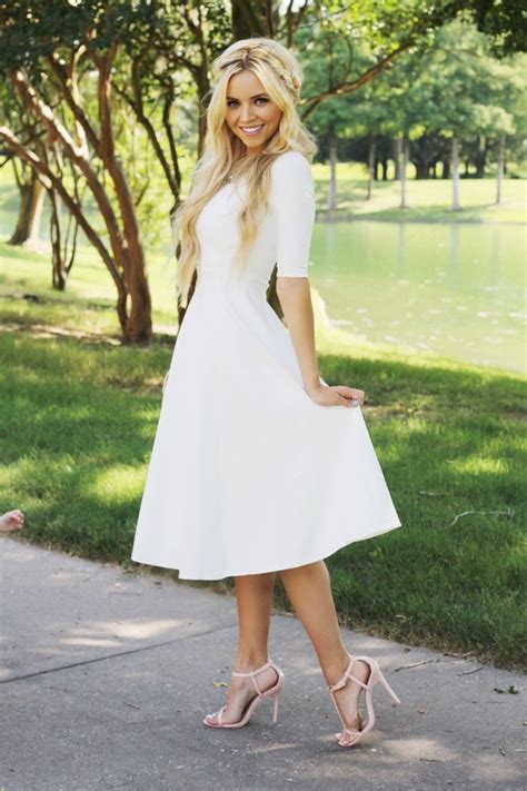 The White Dress Date Night Modest White Dress Elegant White Dress Simple White Dress