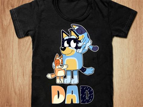 bandit bluey heeler dad t shirt design bluey dad svg bluey dad for daddy s t shirt bluey dad