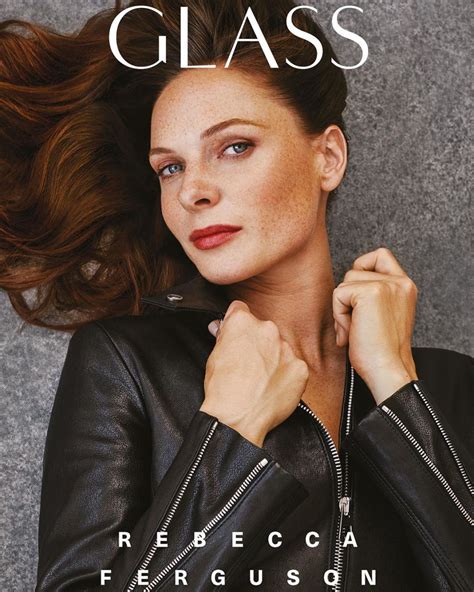 Rebecca Ferguson In The Glass Magazine Autumnwinter 2020