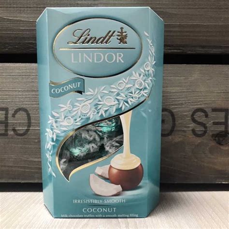 Lindt Lindor Coconut Truffles 200g Smooth Chocolate Truffles