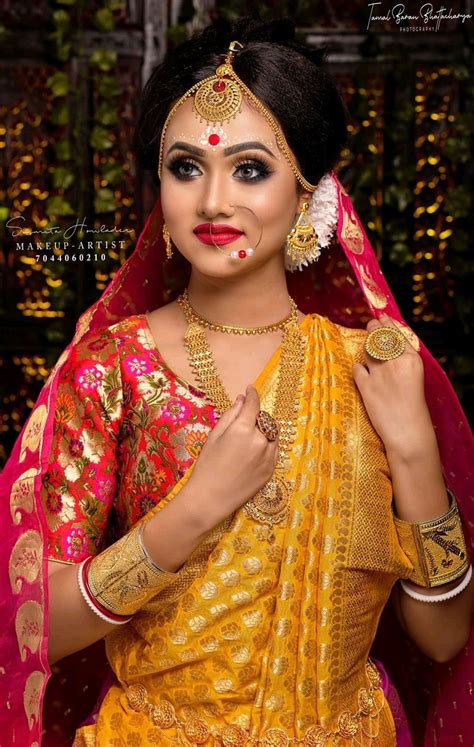 Pin By Alfredo Scampuddu On Donne Indiane Beautiful Indian Brides Bengali Bridal Makeup