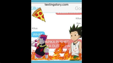 Gon Sets The Kitchen On Fire Hxh Texting Story Youtube
