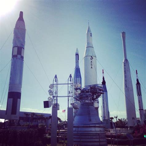 Rocket Garden At Kennedy Space Center Kennedy Space Center Space