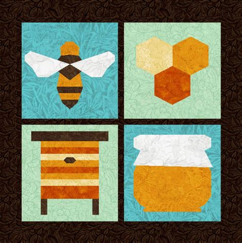 Honey Bee Barn Quilt Acrylic Painting