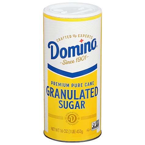 Domino Pure Cane Premium Granulated Sugar 16 Oz Sugars And Sweeteners