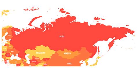 Peta Politik Rusia Dan Negaranegara Eropa Dan Asia Di Sekitarnya Empat