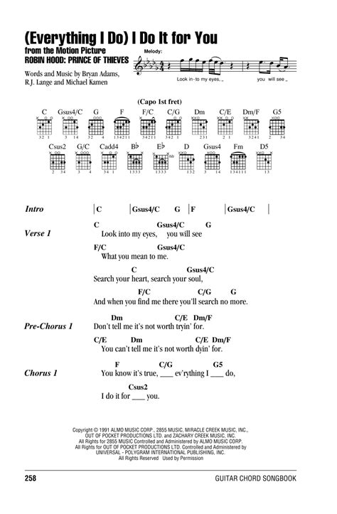 Bryan Adams Guitar Chords