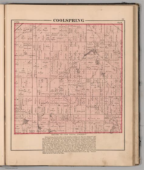 Coolspring Township Laporte County Indiana David Rumsey Historical