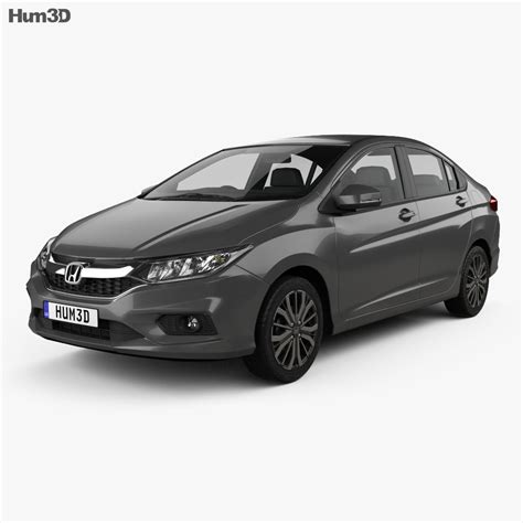 New model honda city 2021 interior compromises of black and silver plastic trim pieces before the facelift now it comes in beige color. Honda City 2017 3D model - Vehicles on Hum3D
