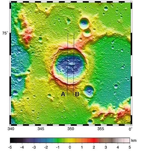 Rubens N Cleo De Estudos Da Lua A Cratera Anax Goras