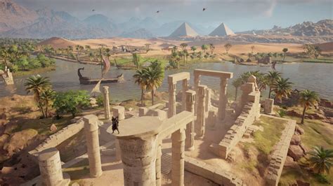 Assassin S Creed Origins Lake Mareotis Fast Travel Point By Boat Get To