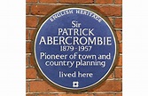 Sir Patrick Abercrombie | Pioneer of Town and Country Planning | Blue ...