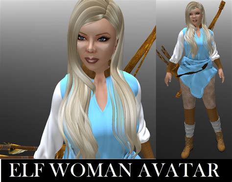 Second Life Marketplace Woman Avatar Female Elf Woman Avatar Hair