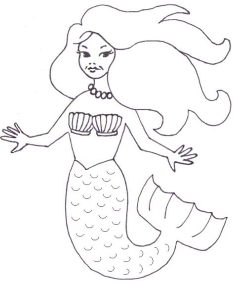 Gallery For Mermaid Template Mermaid Drawings Mermaid Painting