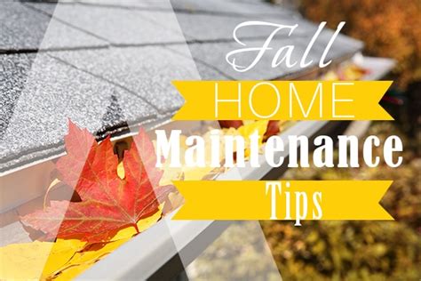 Fall Home Maintenance Tips Acton Adu