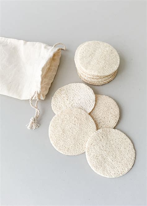 Natural Loofah Face Cleansing Pads Raleigh Vintage
