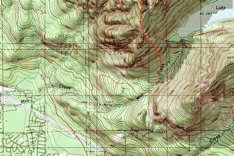 Zekes Peak Topographic Map Photos Diagrams And Topos Summitpost