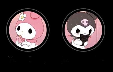 Matching Pfps Kuromi And My Melody Matching Icons