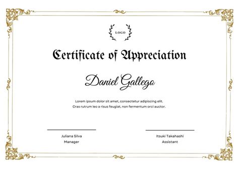 Free Printable And Customizable Award Certificate Templates Canva
