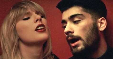 taylor swift and zayn malik get up to all sorts in steamy music vid for fifty shades hit i don